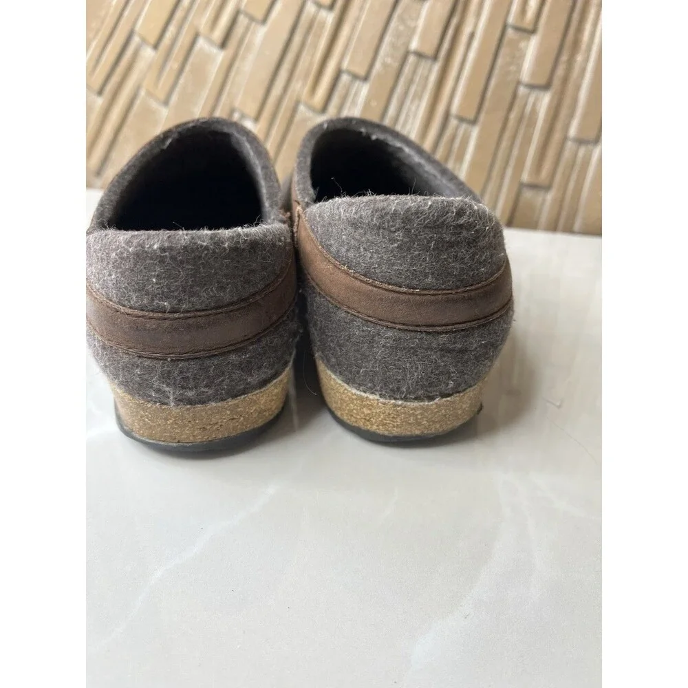 Haflinger Grizzly Buffalo Clogs Mules Slippers Wool Slip On Shoes 37 Us 8 Women